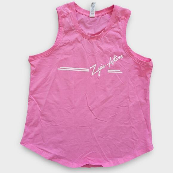 Zyia Active South Beach Sleeveless Pink Tank Top Women Sz S - Picture 2 of 7